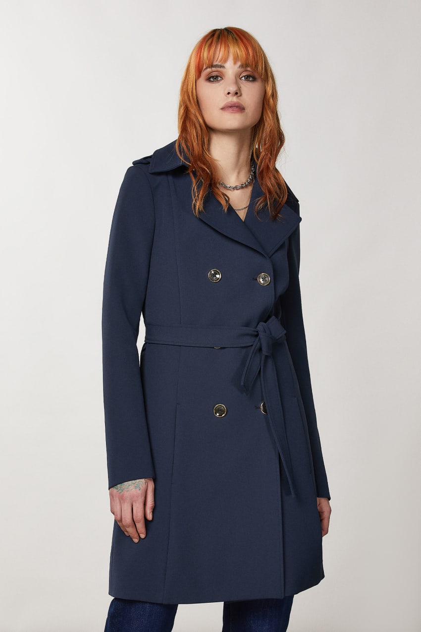 Patrizia Pepe Trench Kék | KZDSV0481